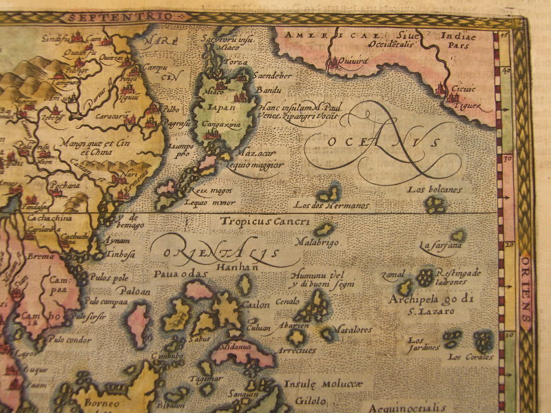 Miniature Atlas Map of Eastern Asia, 1600 (Wikimedia Commons)