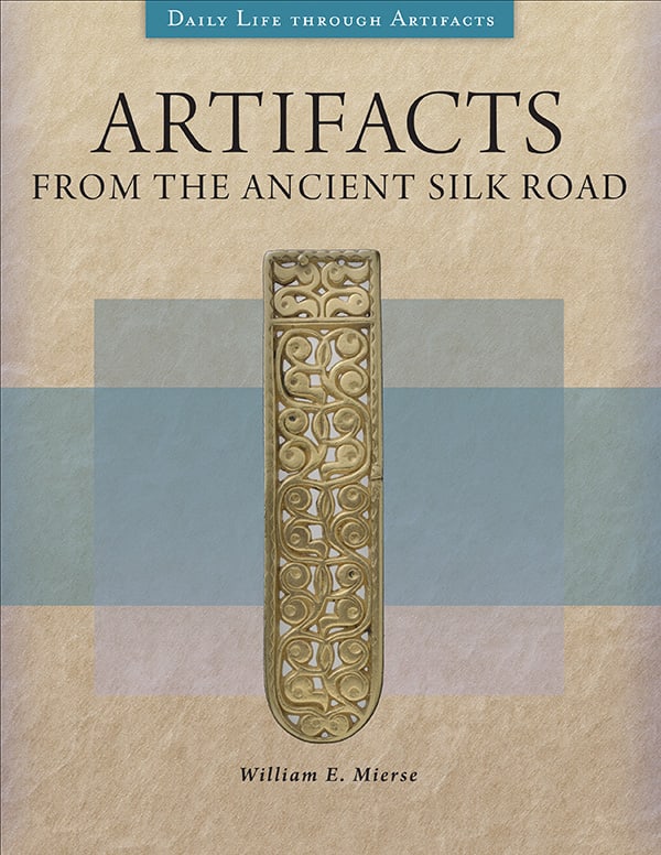 This image shows the book cover of the volume Artifacts from the Ancient Silk Road