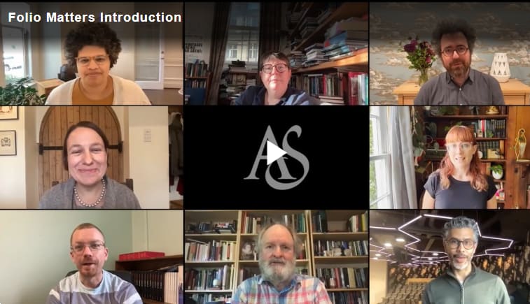 Folio Matters: Editing Shakespeare in the 21st Century