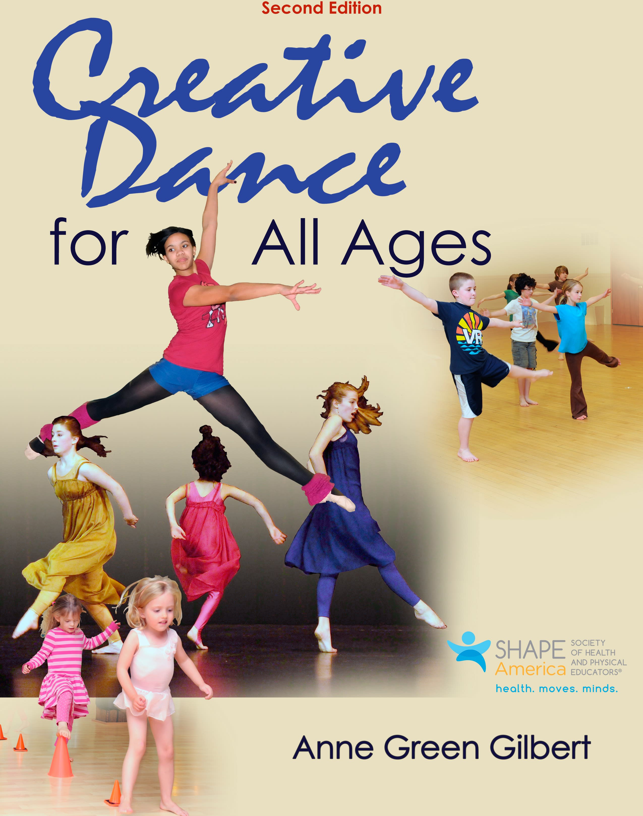 Book cover for Creative Dance for All Ages by Anne Green Gilbert (Human Kinetics). Select image to read ebook.