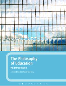The Philosophy of Education book cover