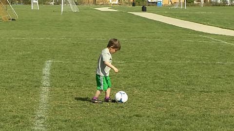 Soccer Instep Kick, Subject 1