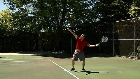 Tennis Serve, Subject 3, Slow Motion