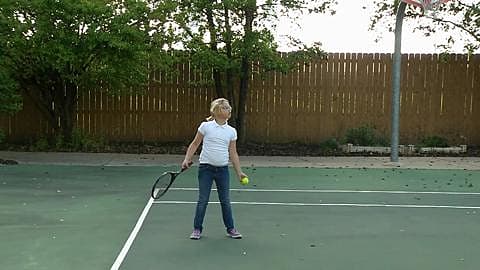 Tennis Serve, Subject 1, Real Time