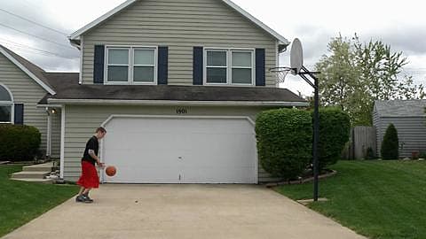 Basketball Shot, Subject 3, Slow Motion