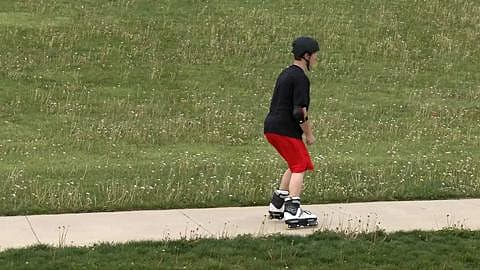 Inline Skating, Subject 3, Real Time