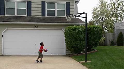 Basketball Shot, Subject 1, Slow Motion