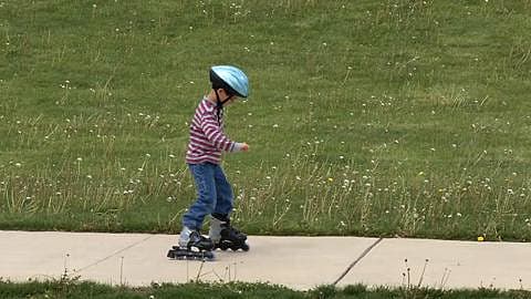 Inline Skating, Subject 1, Real Time