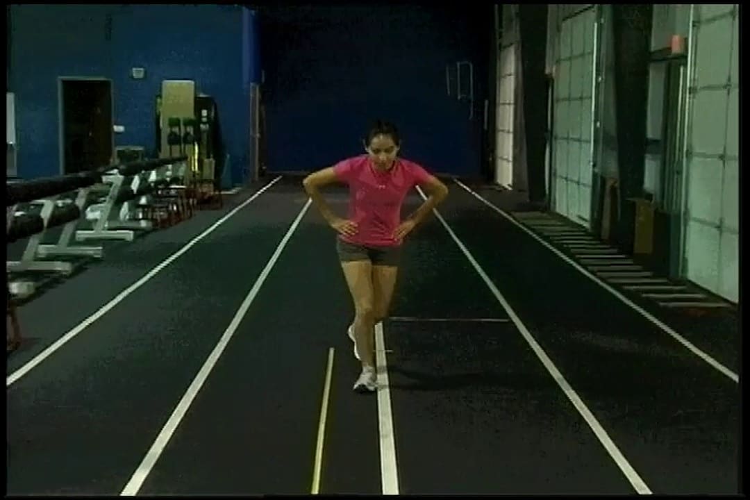 Single-Leg Crossover Hop for Distance Test