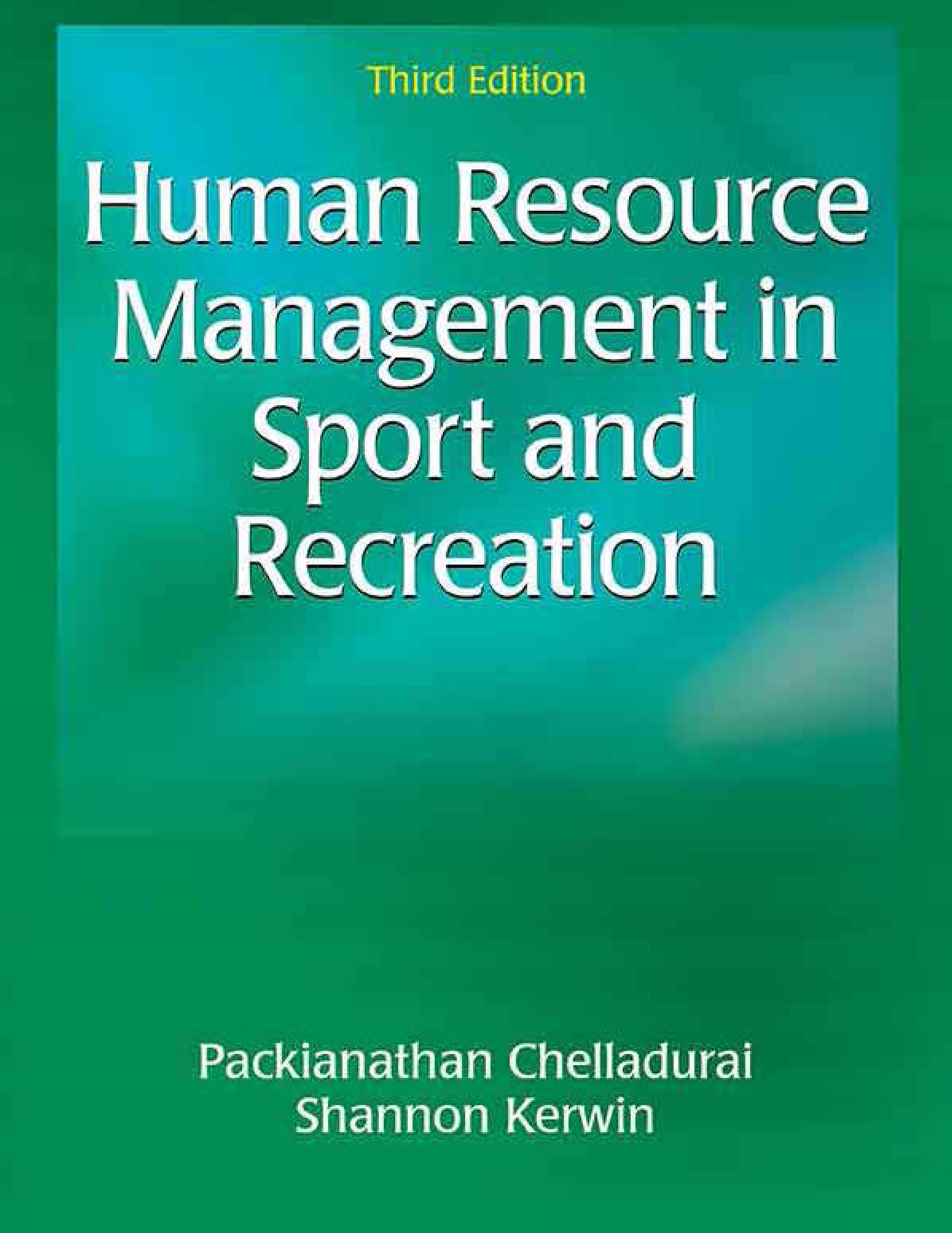Human Resource Management in Sport and Recreation
