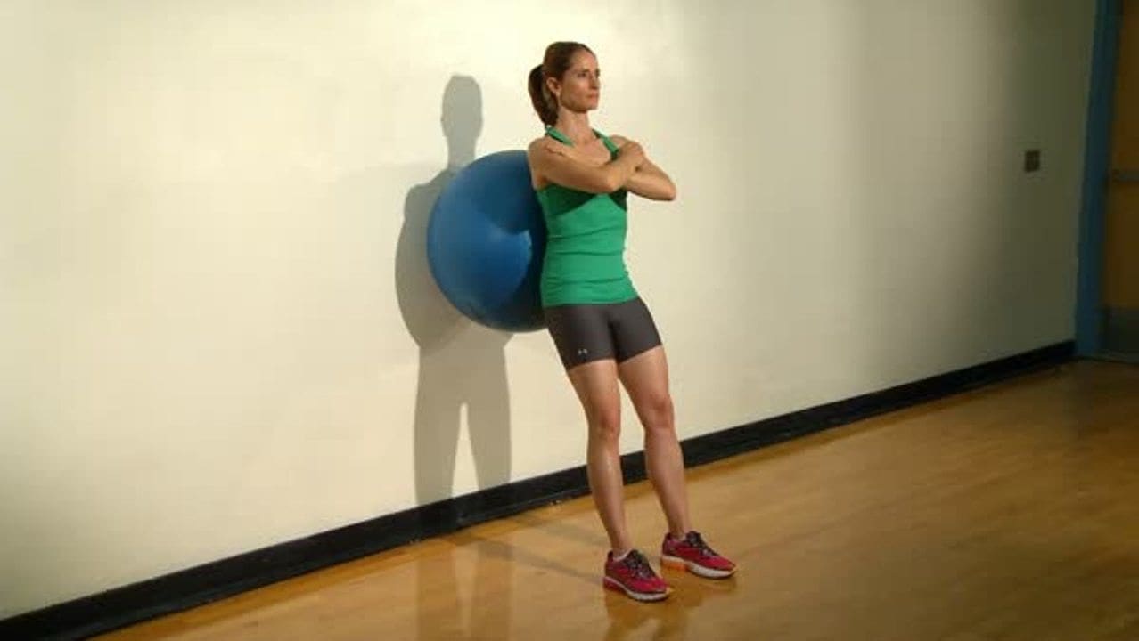 Exercise-Ball Squat