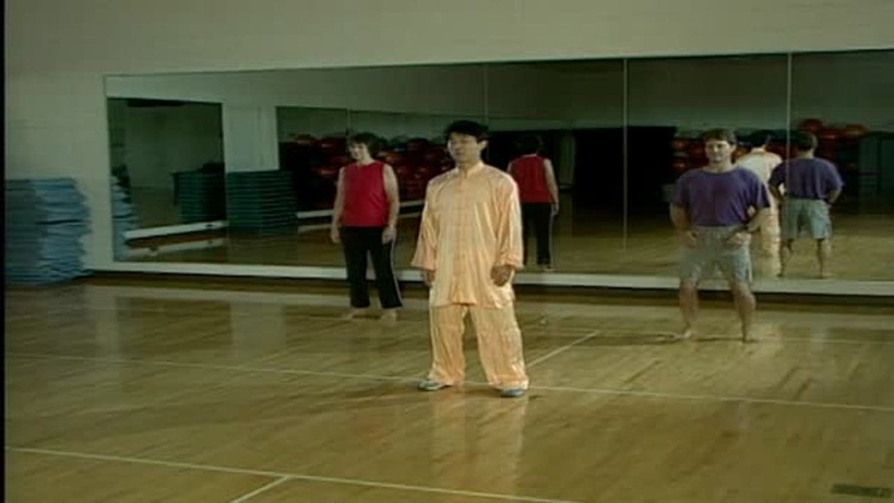 A tai chi class
