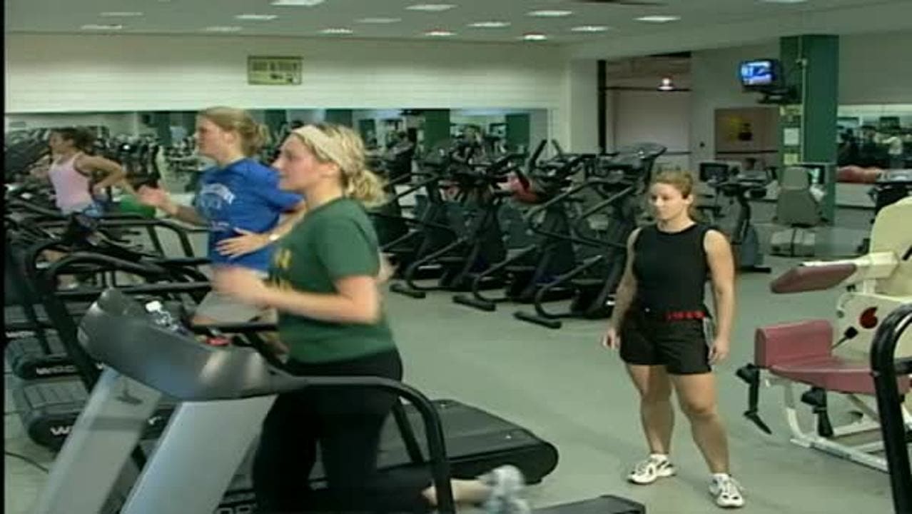 A treadmill class