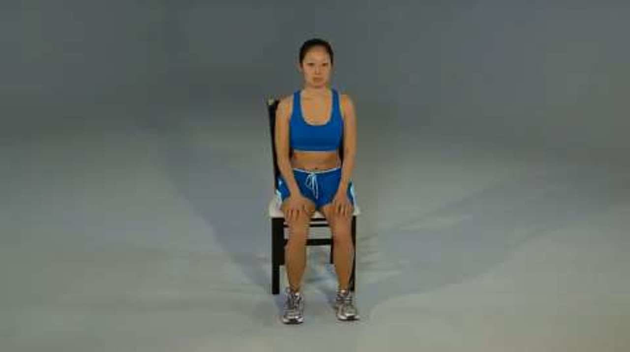 Oblique Abdominal Muscles Self-Stretch, Seated
