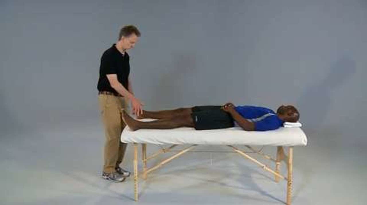 Tibialis Posterior (Invertor) Partner Stretch, Supine