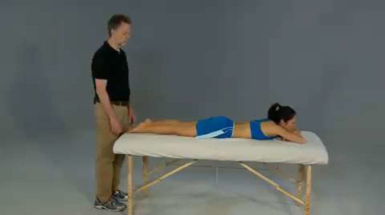 Gastrocnemius Partner Stretch, Prone