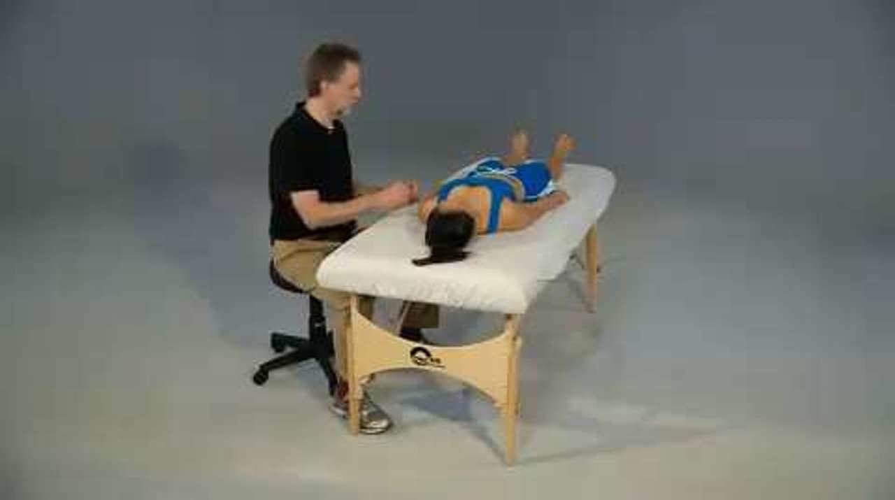 Subscapularis Partner Stretch, Supine on a Treatment Table