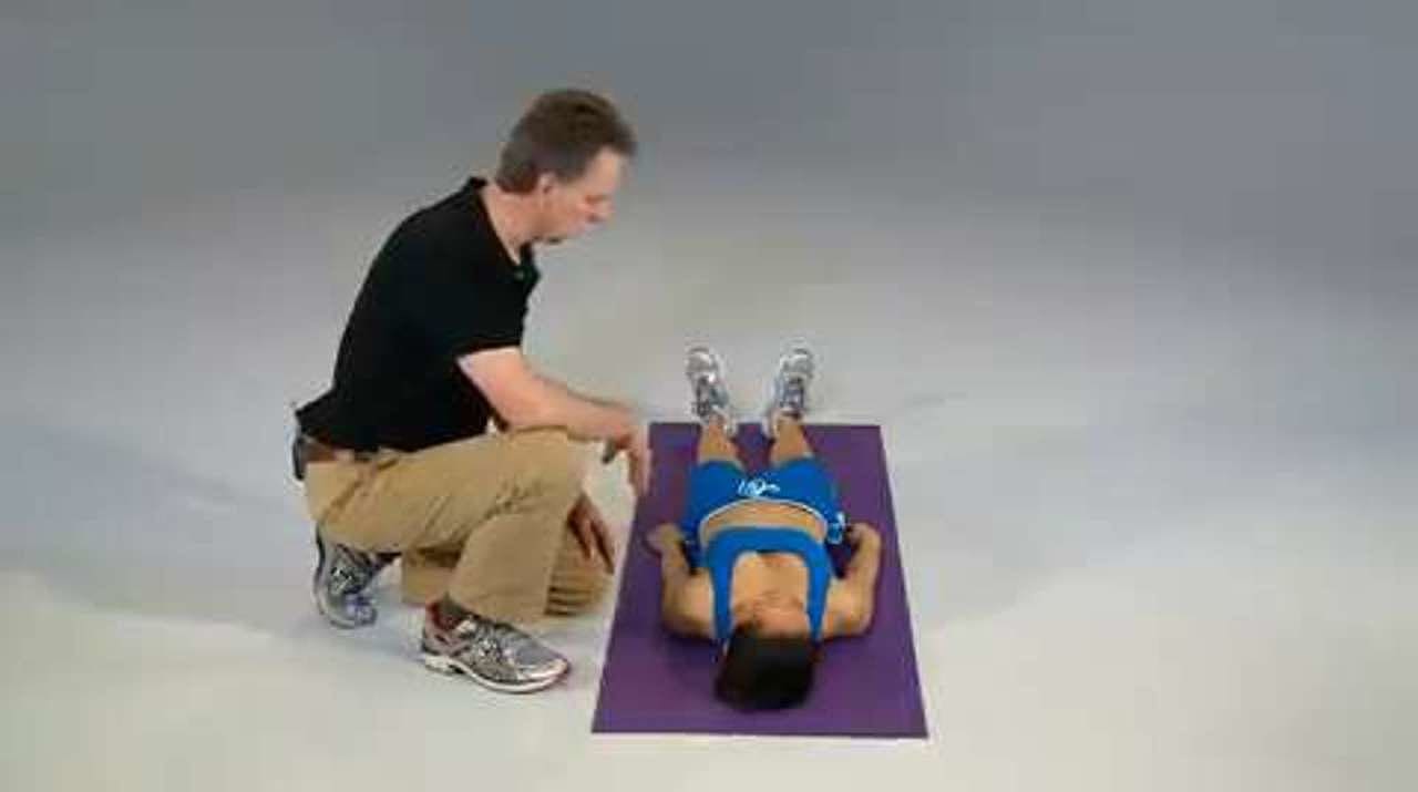 Rhomboids and Middle Trapezius Partner Stretch, Supine