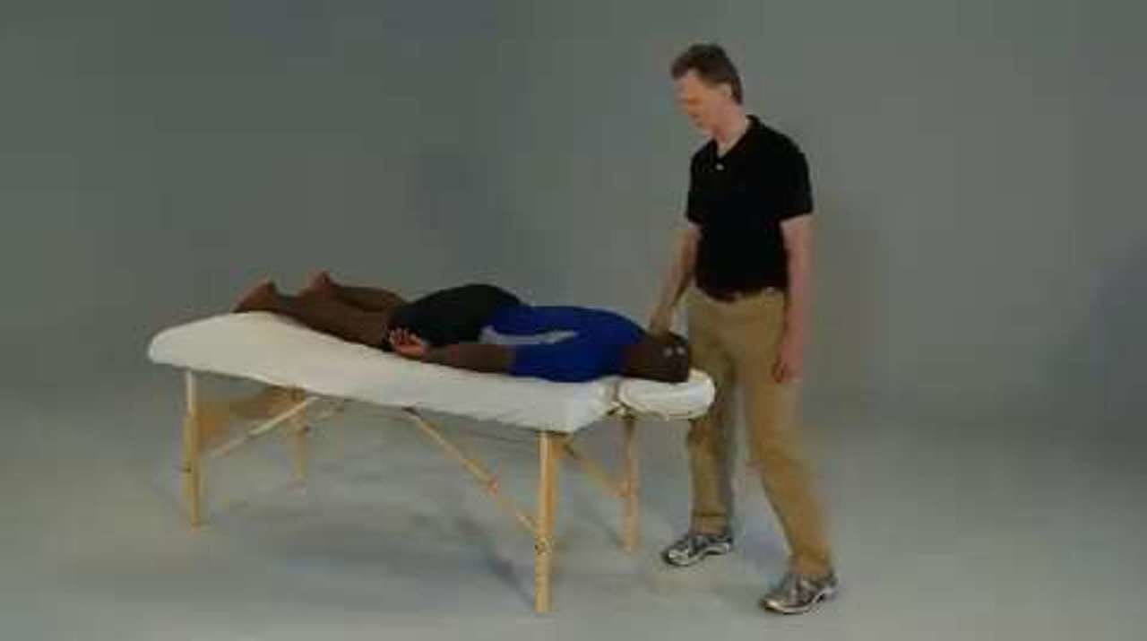 Latissimus Dorsi Partner Stretch, Prone