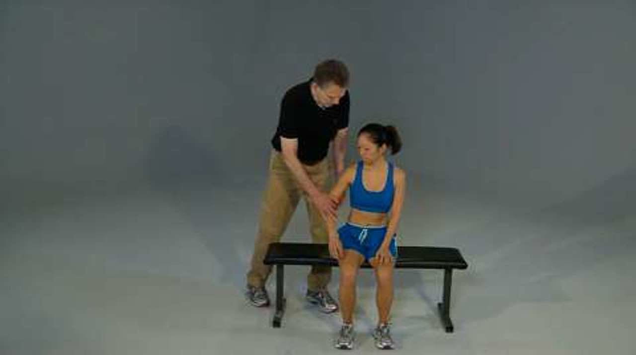 Infraspinatus and Teres Minor Partner Stretch, Seated
