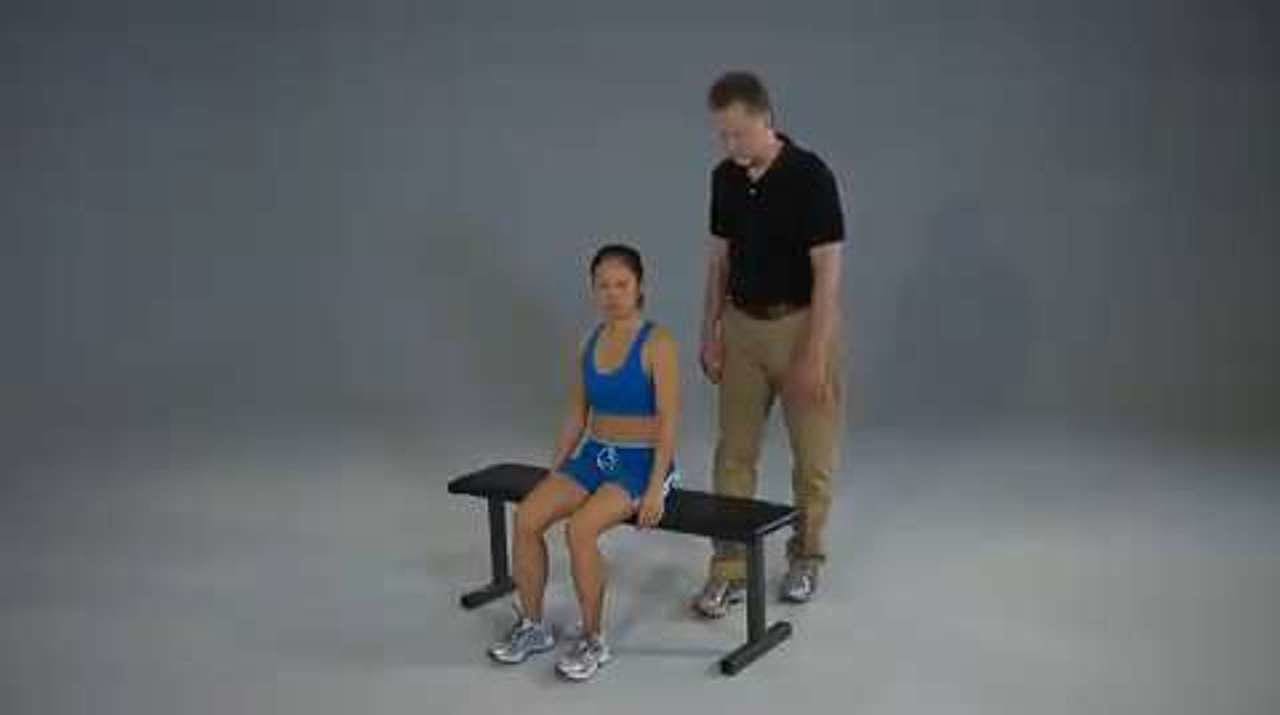 Biceps Brachii Partner Stretch, Seated