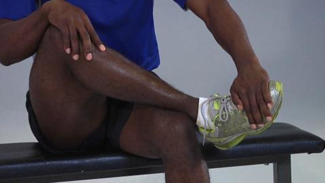 Tibialis Anterior Self-Stretch, Sitting