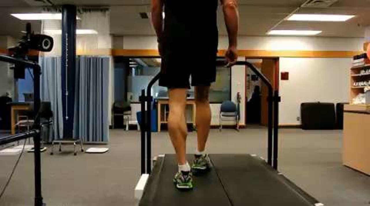Reduced foot mechanics, in shoes