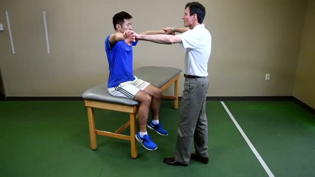 Supraspinatus (empty can) manual muscle test
