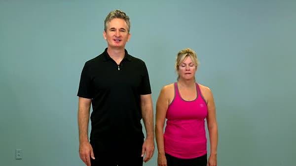 Visual assessment for internally rotated arms