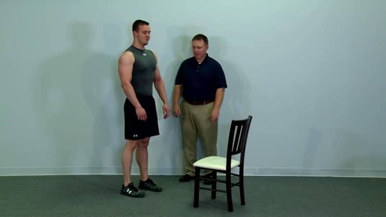 Standing hamstring stretch