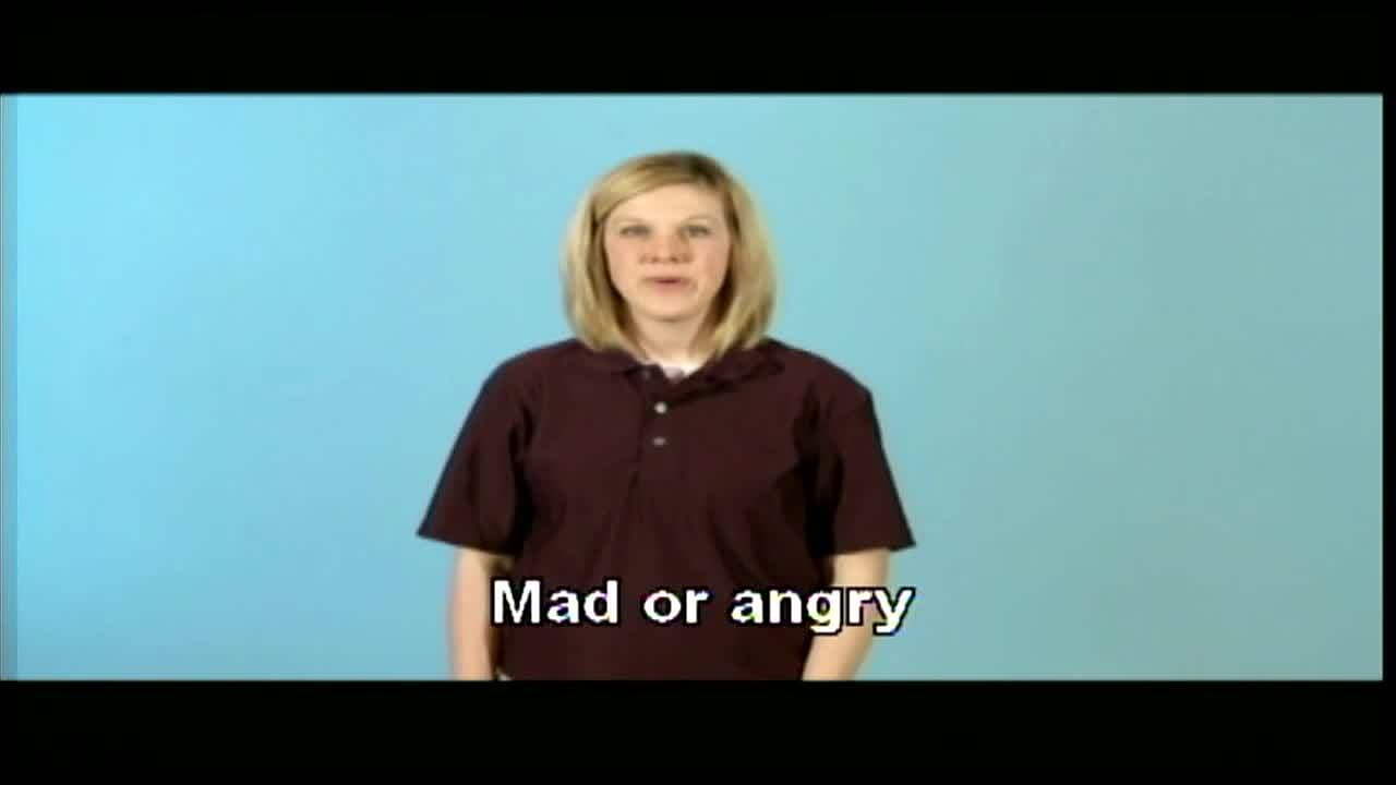 Mad or Angry (ASL)