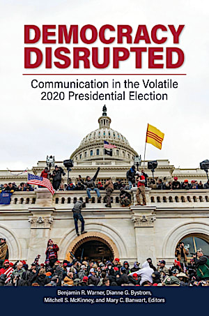 This image shows the cover Democracy Disrupted.