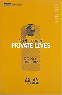 The front cover of Private Lives by Noël Coward