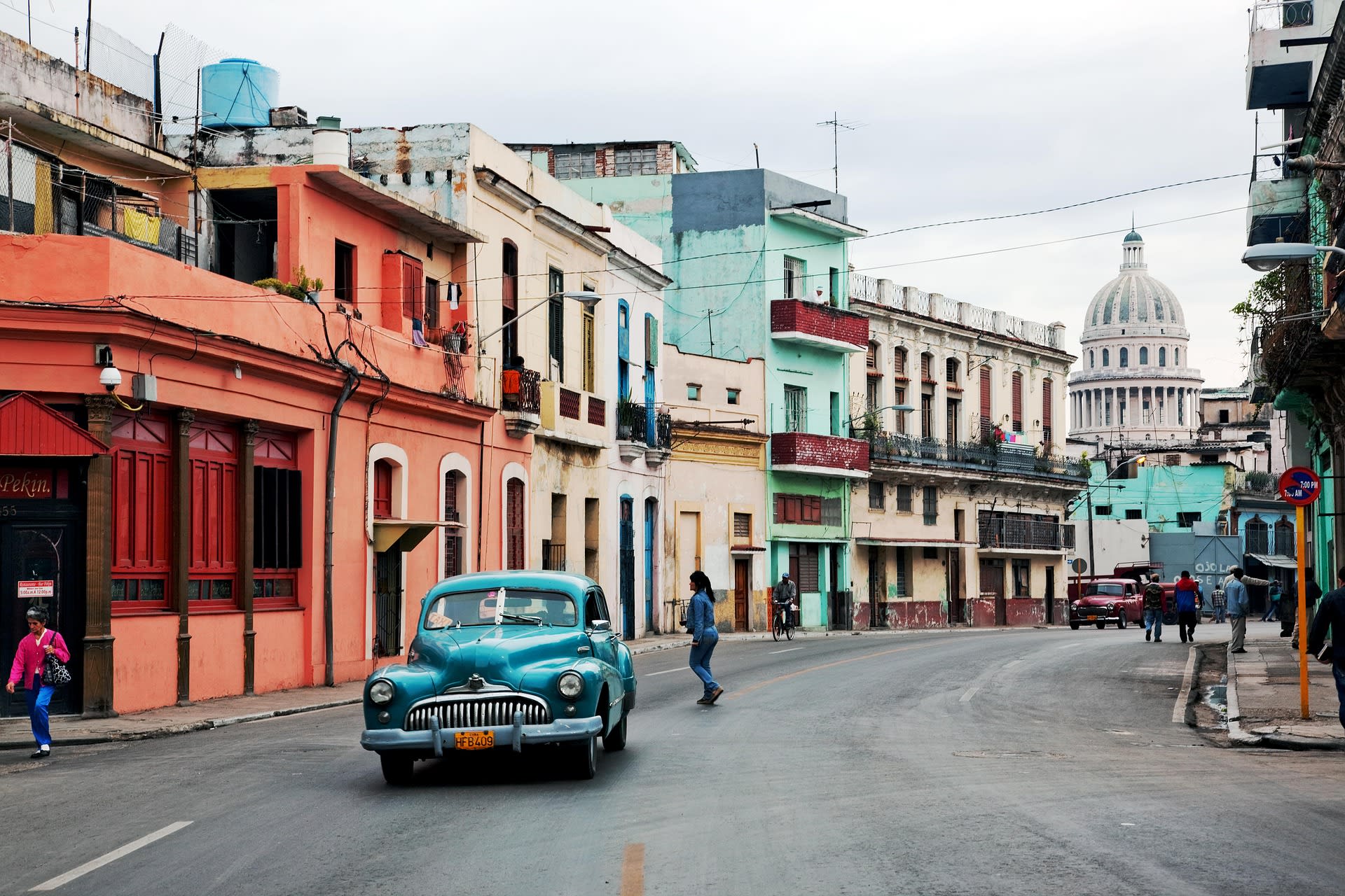 Photo of street in Havana, Cuba