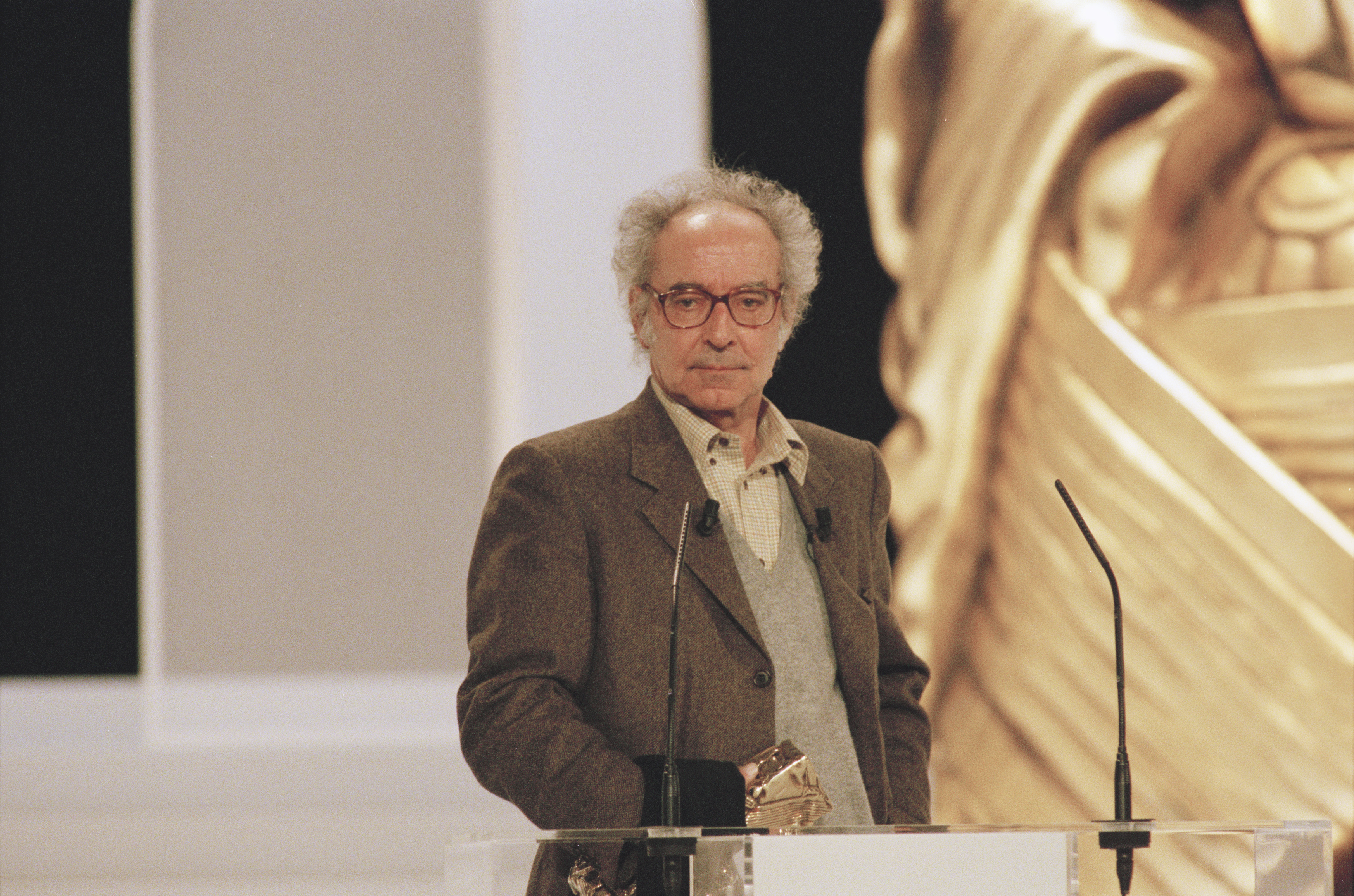 Jean-Luc Godard at the 23rd Cesar Ceremony 