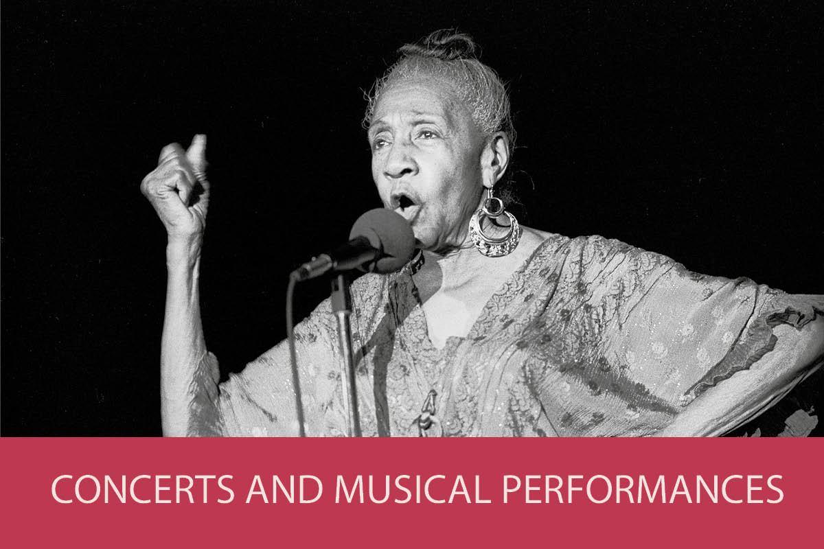 Alberta Hunter performing at the Petrillo Bandshell in Chicago Illinois, September 5, 1982