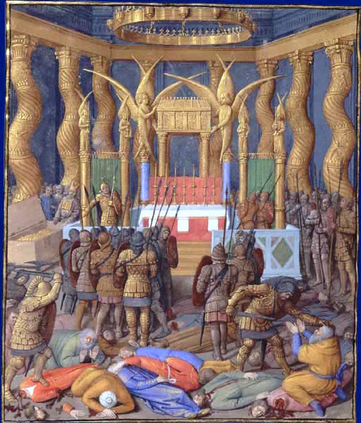 This image shows Pompée dans le Temple de Jérusalem (Jean Fouquet) (Artist)