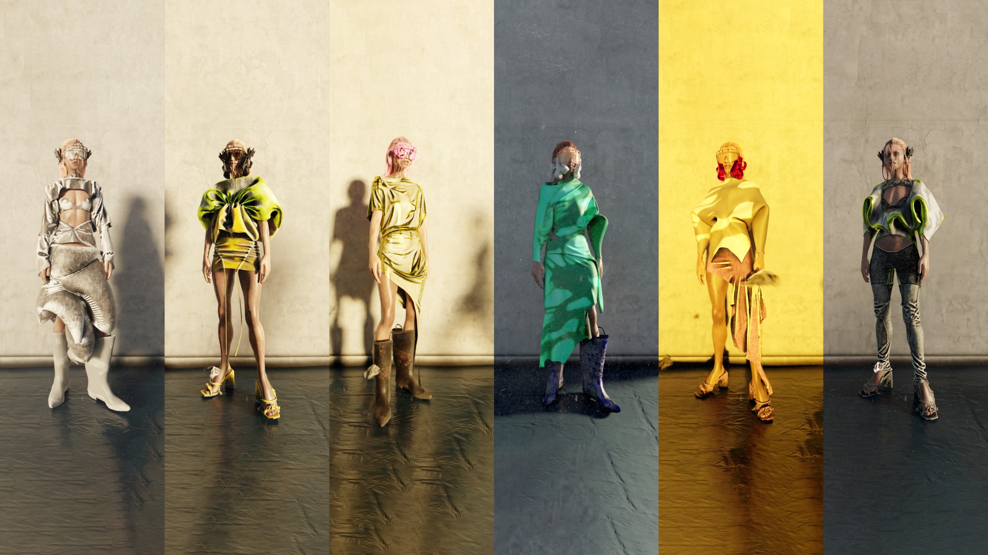 Digital fashion concept by Maison Taskin