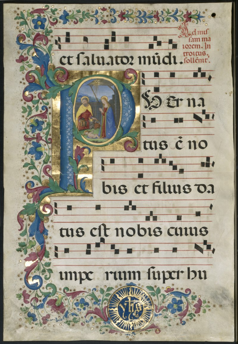 Leaf from a Gradual, 1495
