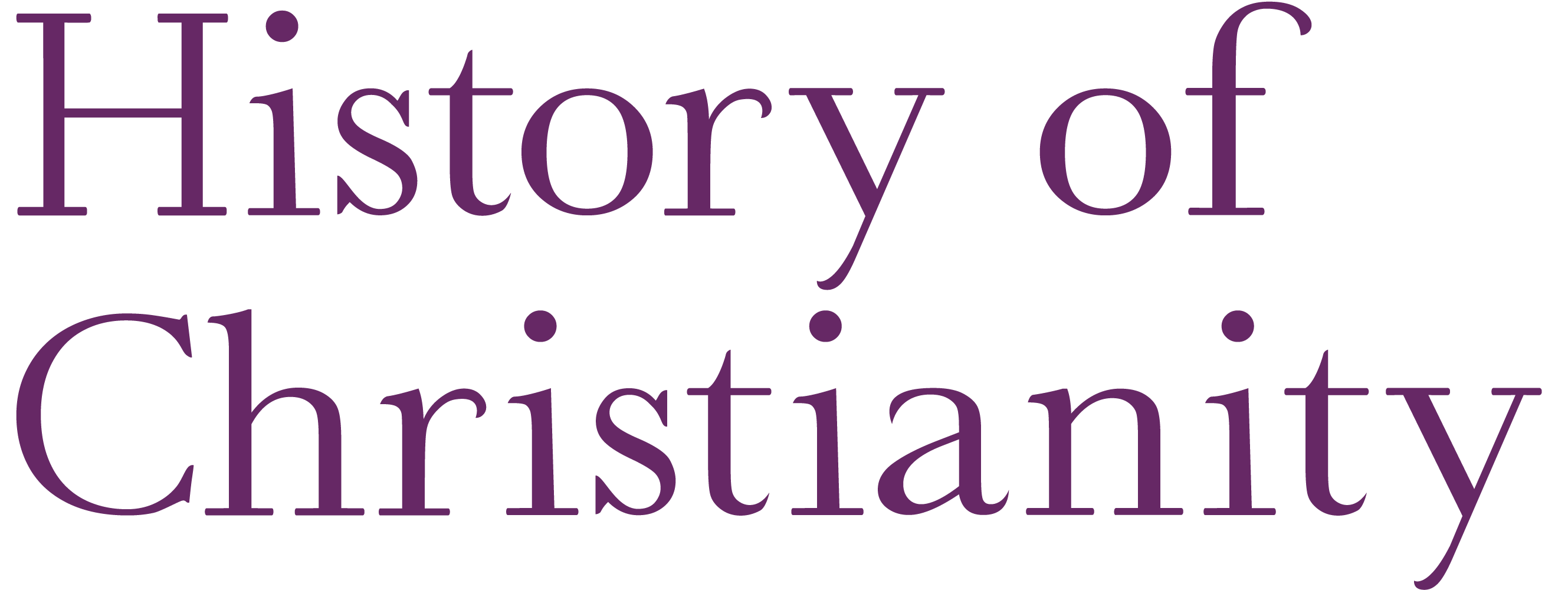 History of Christianity logo