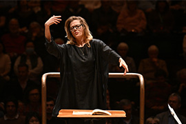 Hannigan Barbican performing