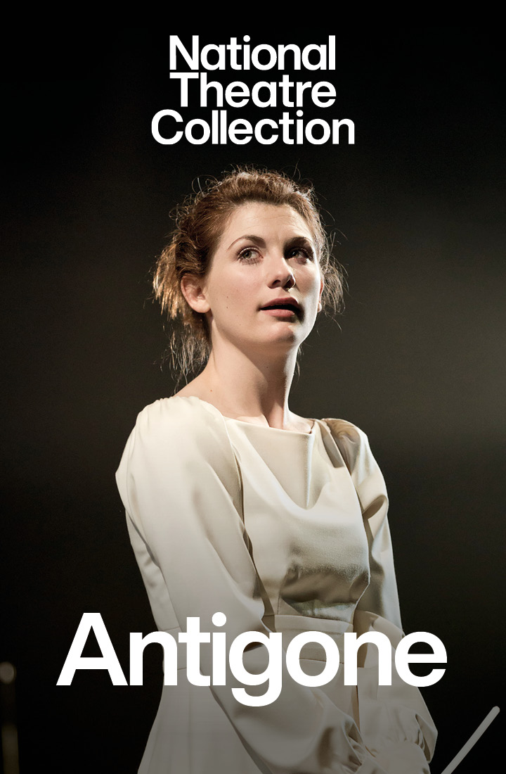 Jodie Whittaker starring in the title role of Antigone, a production recorded for the National Theatre