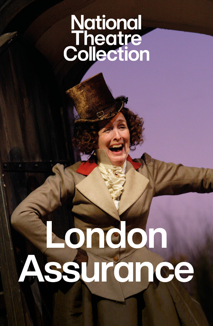 Fiona Shaw starring as Lady Gay Spanker in London Assurance, a production recorded for the National Theatre