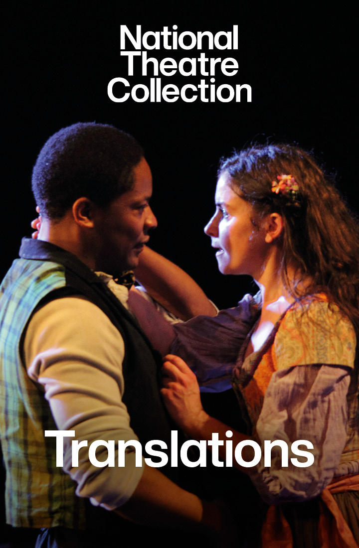 Actor Ciaran Hinds starring as Hugh in the production Translations, recorded for the National Theatre