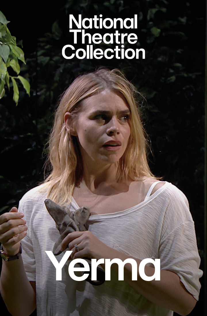 Actress Billie Piper starring as Her in Lorca's classic tragedy Yerma directed by Simon Stone, a production recorded for the National Theatre