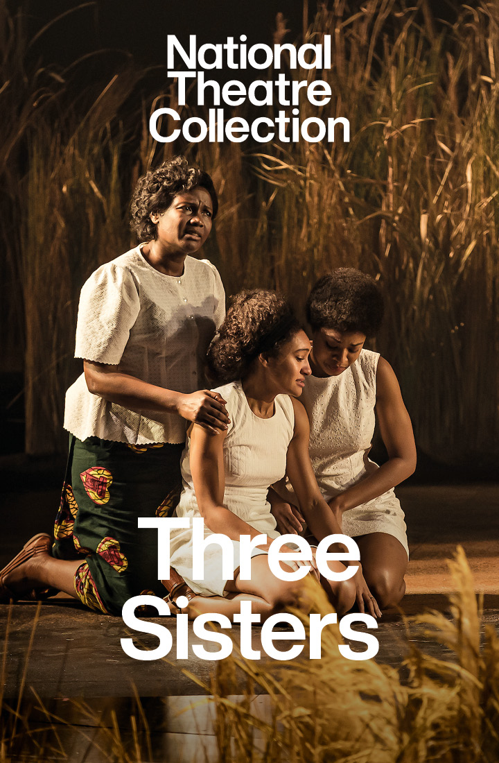 Sarah Niles, Racheal Ofori and Natalie Simpson in the production Three Sisters, recorded for the National Theatre