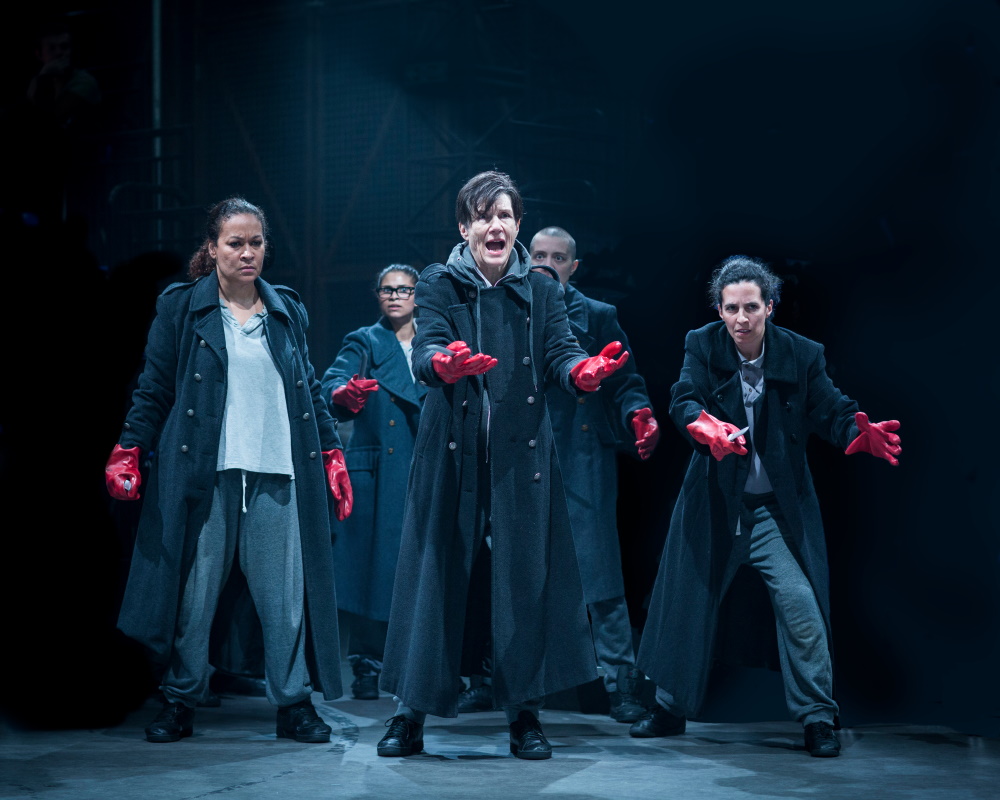 Cast of Julius Caesar production at Donmar Theatre