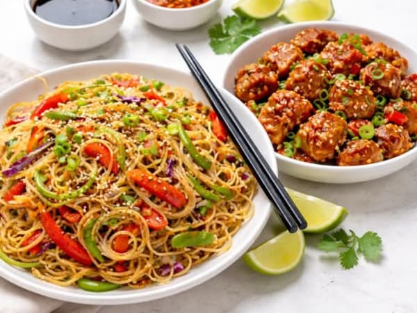 Noodles & Chilli Chicken