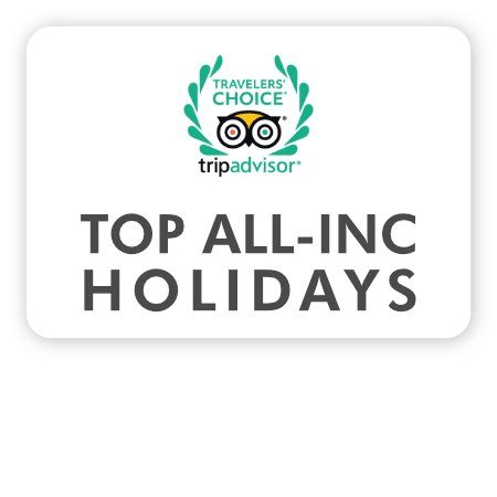 TripAdvisor Top All-Inc Holidays logo.