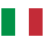 Small Italy flag icon.
